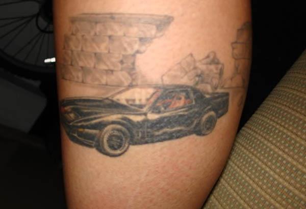 Kitt Knight Rider Tattoo 80s Tattoos That Are Totally Rad