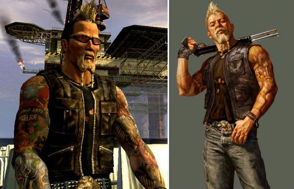 Mercenaries Mattias Nilsson tattoos iat Video Game Characters with Cool Tattoos