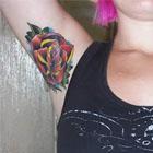 12 Bizarre Armpit Tattoos