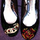 Rose Tattoo Shoes by Vicki Death