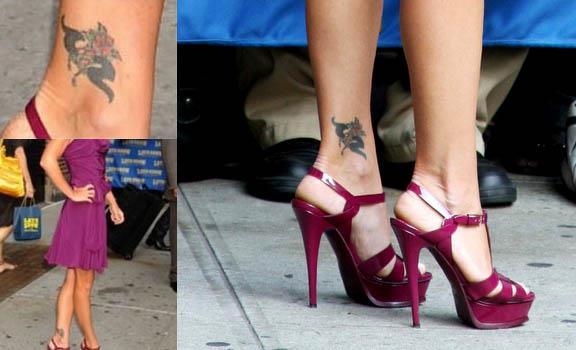 kelly ripa ankle rose tattoo Kelly Ripa Flower Ankle Tattoo