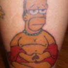Simpsons Homer Buddha