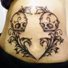 Skulls & Vines Tattoo