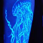 UV Jellyfish Tattoo