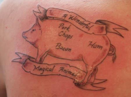 a wonderful magical animal tattoo Bacon Tattoos Are Good For Me