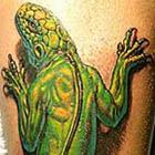 Realistic Lizard Tattoo