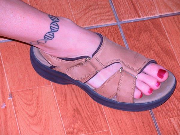 DNA Ankle Tattoo DNA Ankle Tattoo
