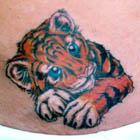 Cute Baby Tiger Tattoo