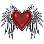 Vegan Winged Heart Tattoo