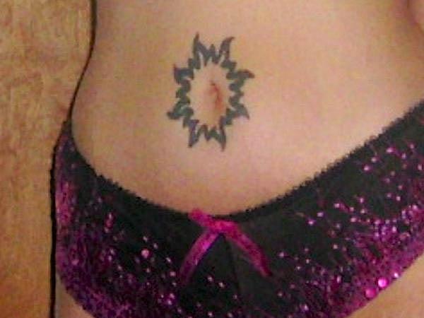 Sun Belly Button Tattoo « Ink Art Tattoos