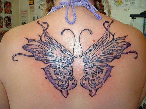 back butterfly wings tattoo Back Butterfly Wings Tattoo