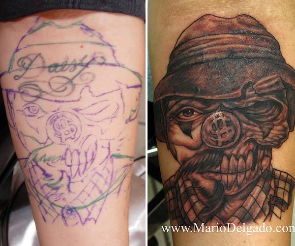 daisy zombie cholo cover up tattoo Clever Cover Up Tattoos After The Break Up