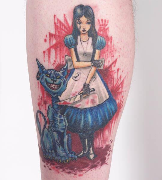 american mcgee alice tattoo Ink in Wonderland: 25 Mad Alice in Wonderland Tattoos