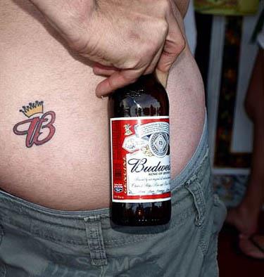king of beer budweiser tattoo A Sobering Look At Booze Tattoos