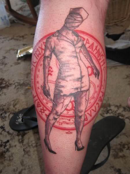 silent hill nurse tattoo Silent Hill Nurse Halo of the Sun Tattoo