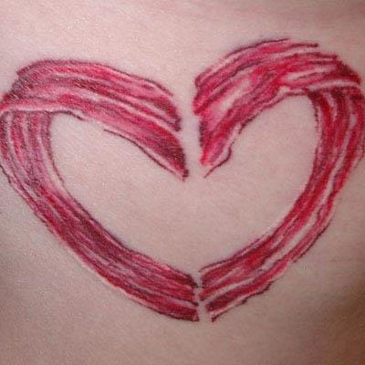 bacon heart tattoo Bacon Tattoos Are Good For Me