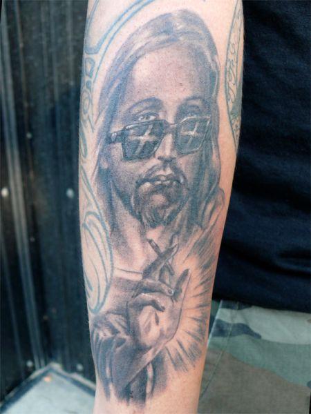 jesus is cool tattoo OMG! WTF Jesus Tattoos