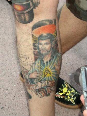 jesus spock tattoo design OMG! WTF Jesus Tattoos