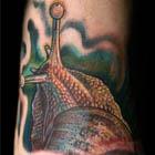Snail Foot Tattoo