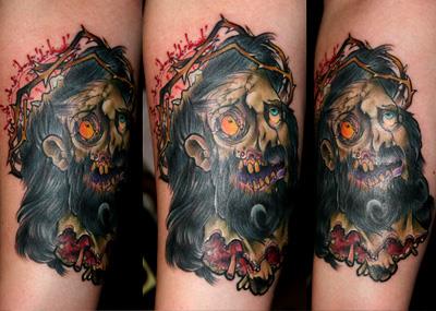 zombie jesus tattoo OMG! WTF Jesus Tattoos